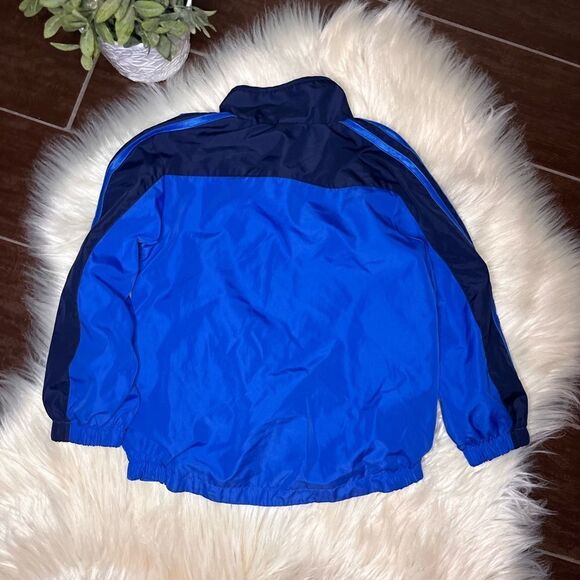Adidas blue/navy windbreaker sz 4T - Picture 3 of 3